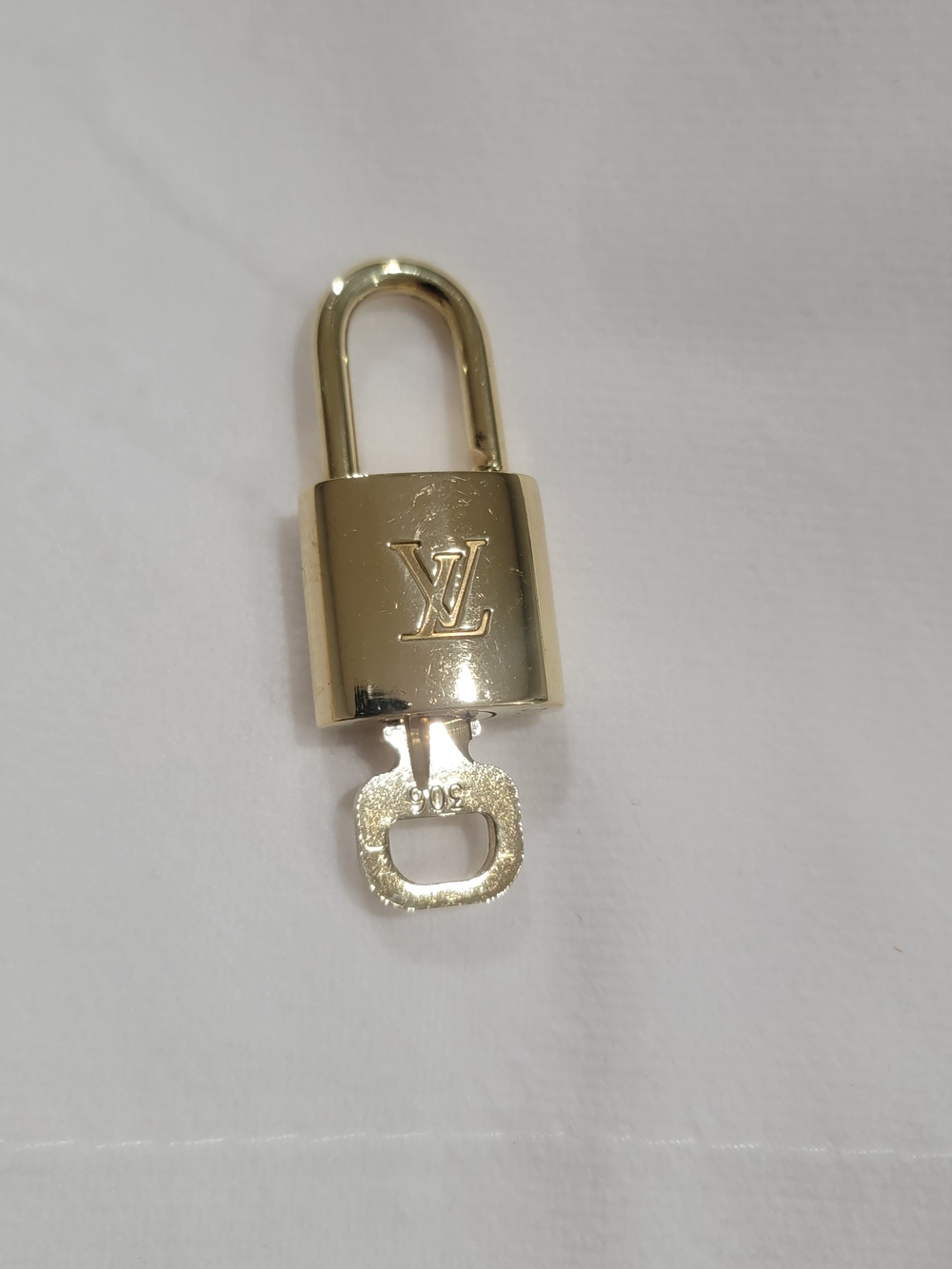 Louis Vuitton Gold Padlock with Key - Picture 3 of 6